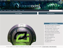 Tablet Screenshot of liquiddota.com